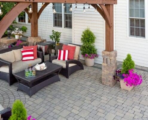 outdoor living space